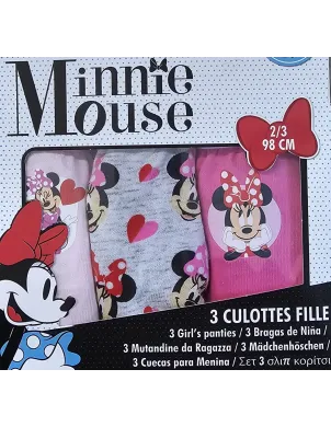 Pack 3 Braguitas Minnie